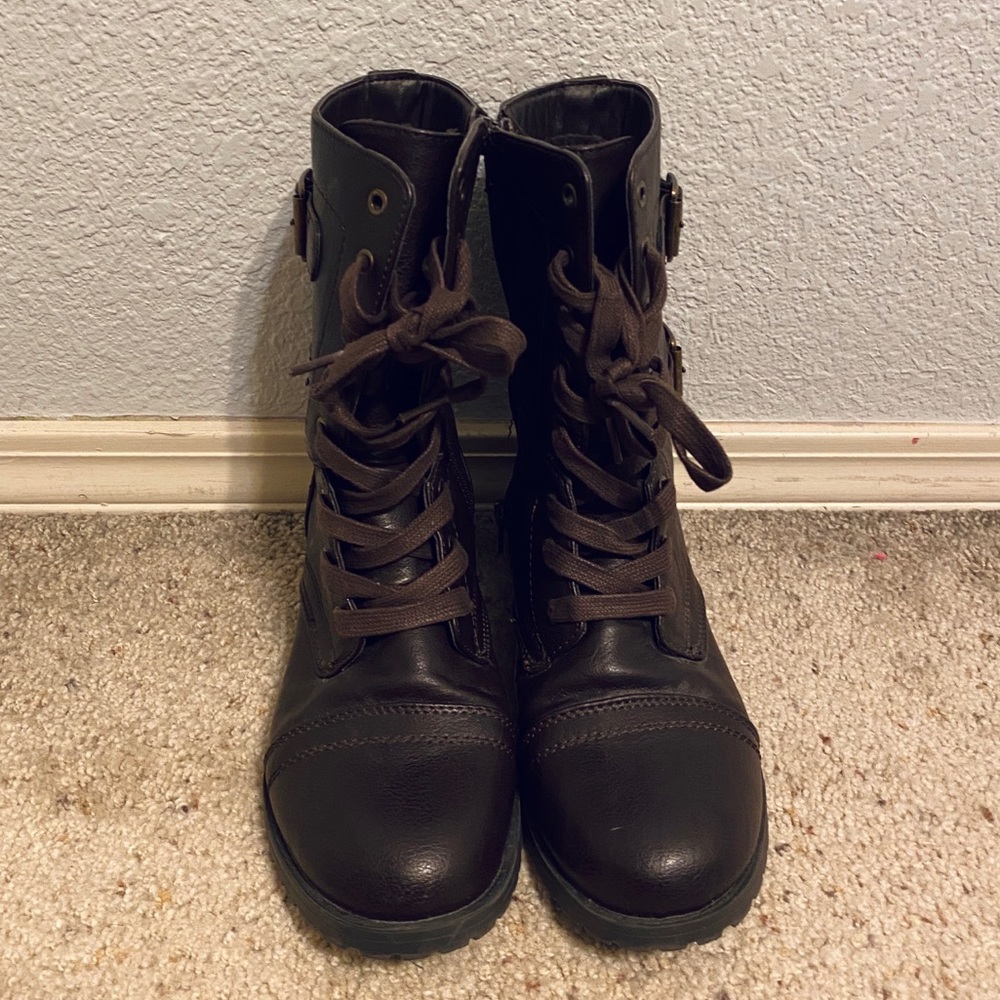 Self Esteem Footwear Brown Boots